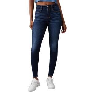 American Eagle High Rise Jegging Dark Wash Denim Jeans Size 10L W30 L30 NWT
